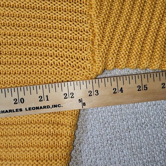 Divided Mustard Color, Fall, Soft Sweater, Ribbed Knit, Crewneck, Medium - Picture 8 of 9